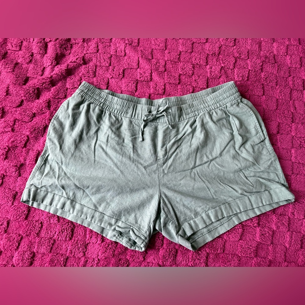 Old Navy Flowy Green Shorts Womens Size X-Large